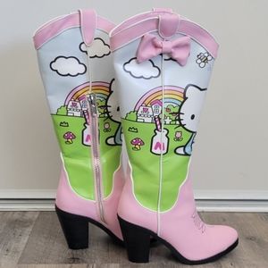 Dolls Kill x Hello Kitty Cowboy Boots